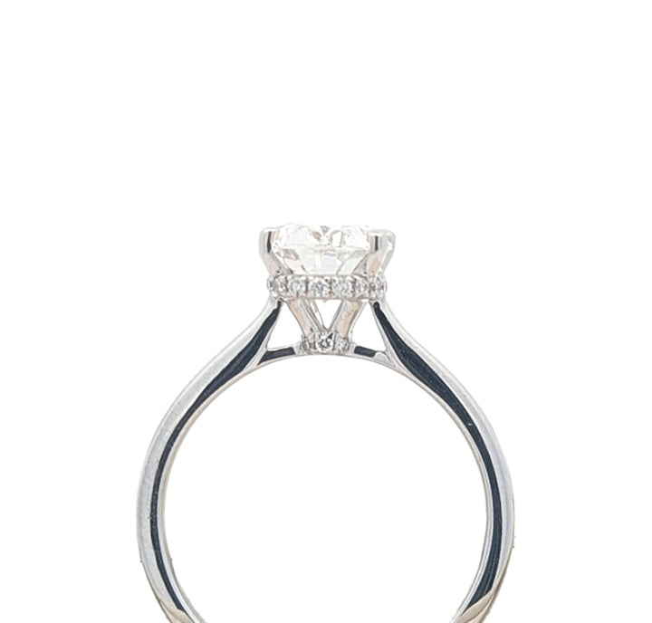 18KT White Gold 1.73ctw Diamond Engagement Ring