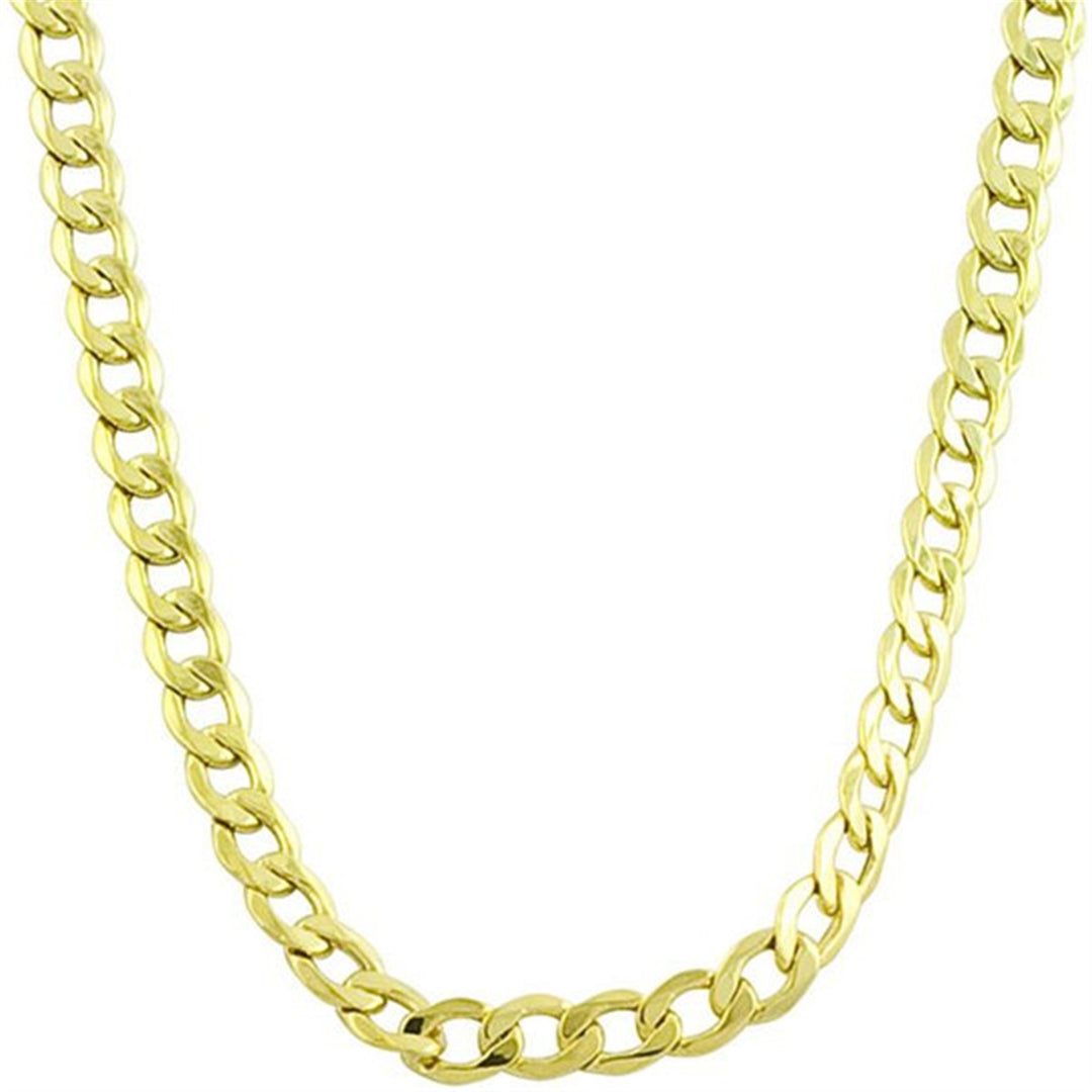 14KT Yellow Gold 17" 6.2mm Curb Chain