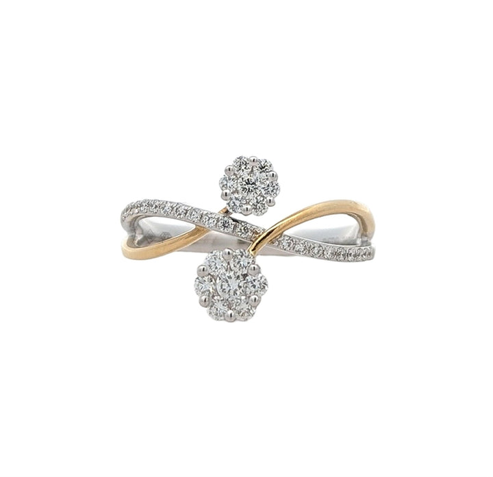 18K Two-Tone 0.36ctw Diamond Ring