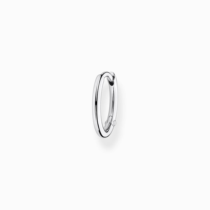 Single Hoop Earring Classic Silver