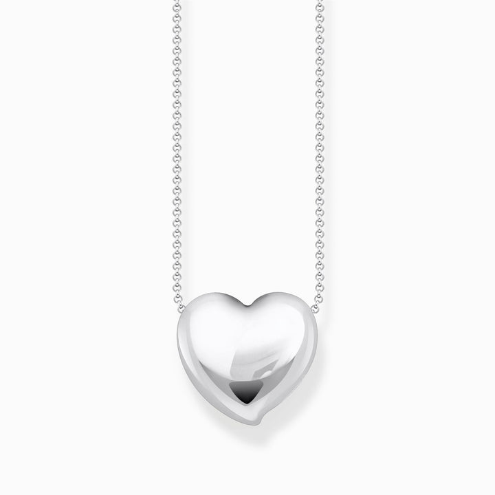 Sterling Silver Necklace With Heart Pendant