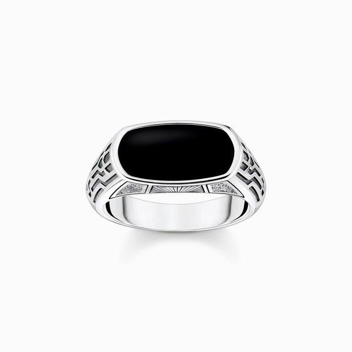 Thomas Sabo Sterling Silver Black Onyx Ring