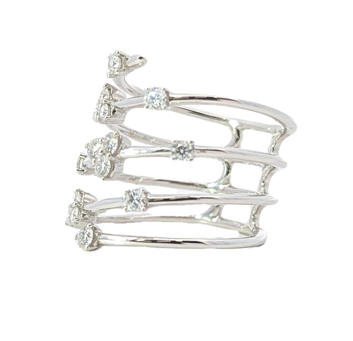 18KT White Gold 0.60ctw Diamond Ring