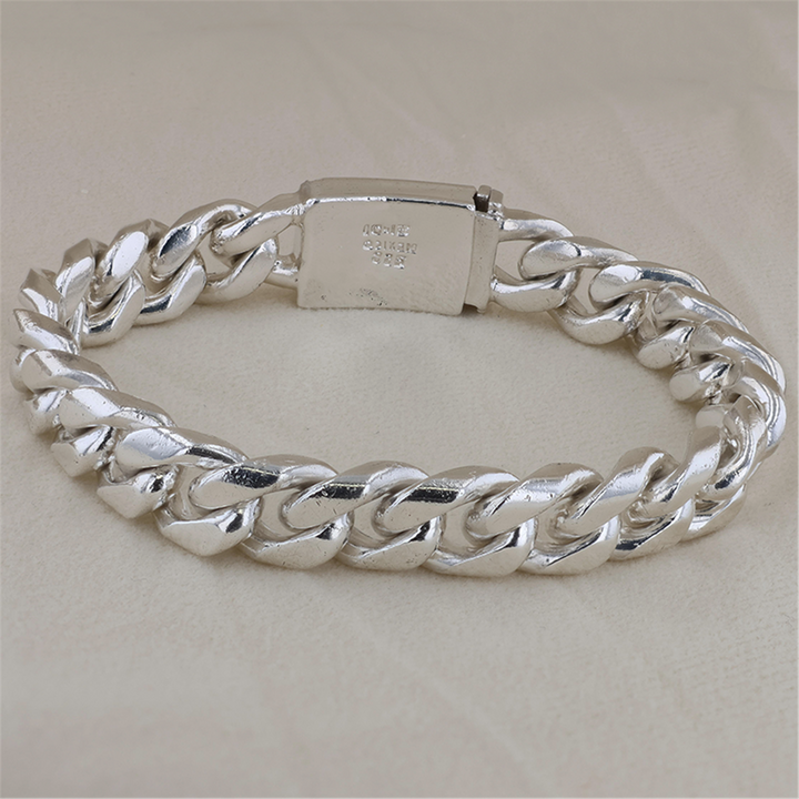 Sterling Silver Tiffany & Co. Men's 8.5" Curb Bracelet