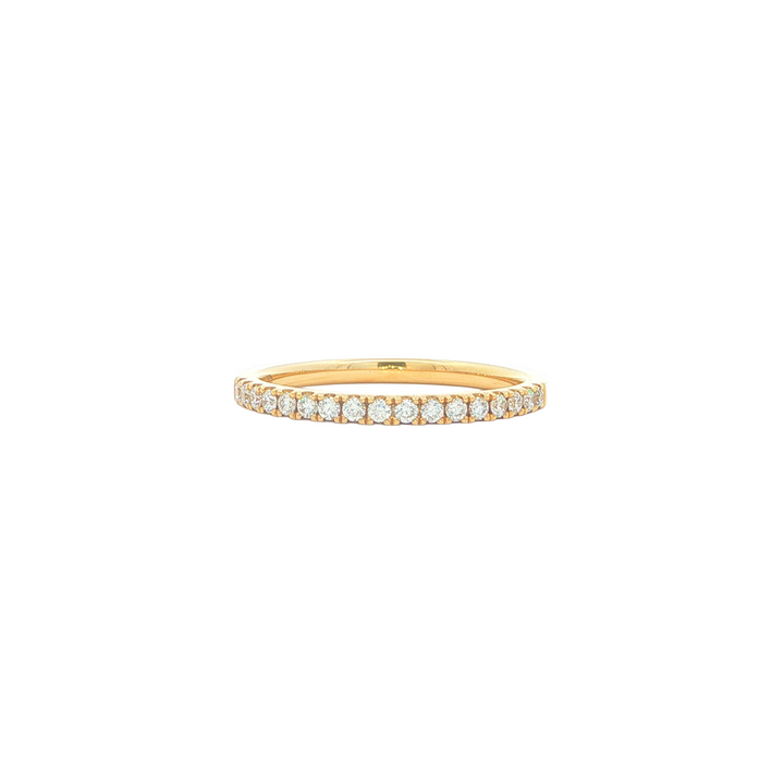18KT Yellow Gold 0.20ctw Diamond Band