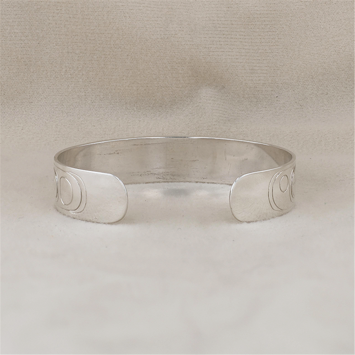 Sterling Silver Hand Engraved Bangle Bracelet