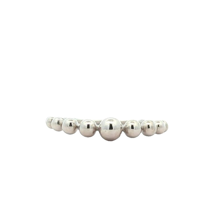 18KT White Gold Bubble Ring