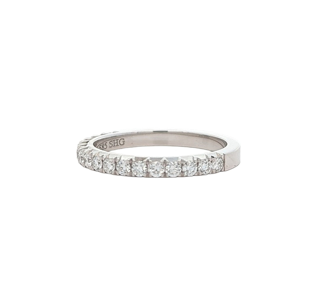 14K White Gold 0.43ctw Diamond Band
