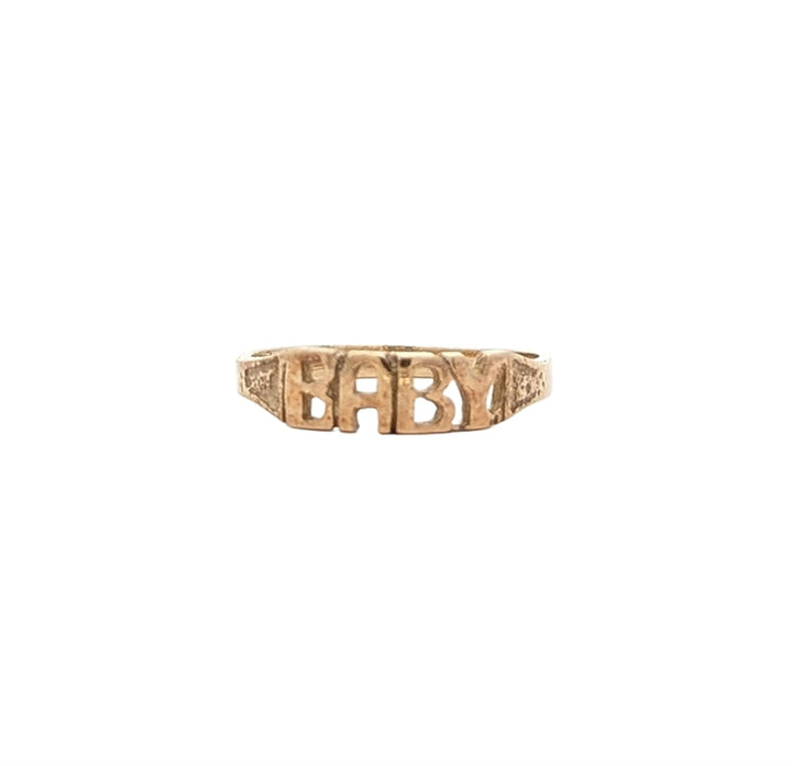 10KT Yellow Gold 'Baby' Ring