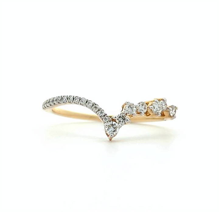 14KT Yellow Gold 0.25ctw Diamond Ring