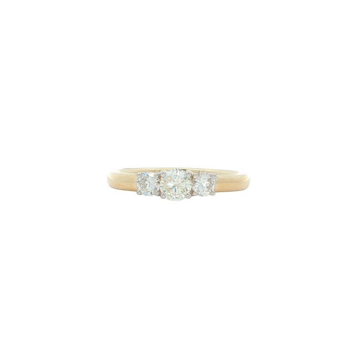 14K Yellow Gold 0.52ctw Canadian Diamond Engagement Ring