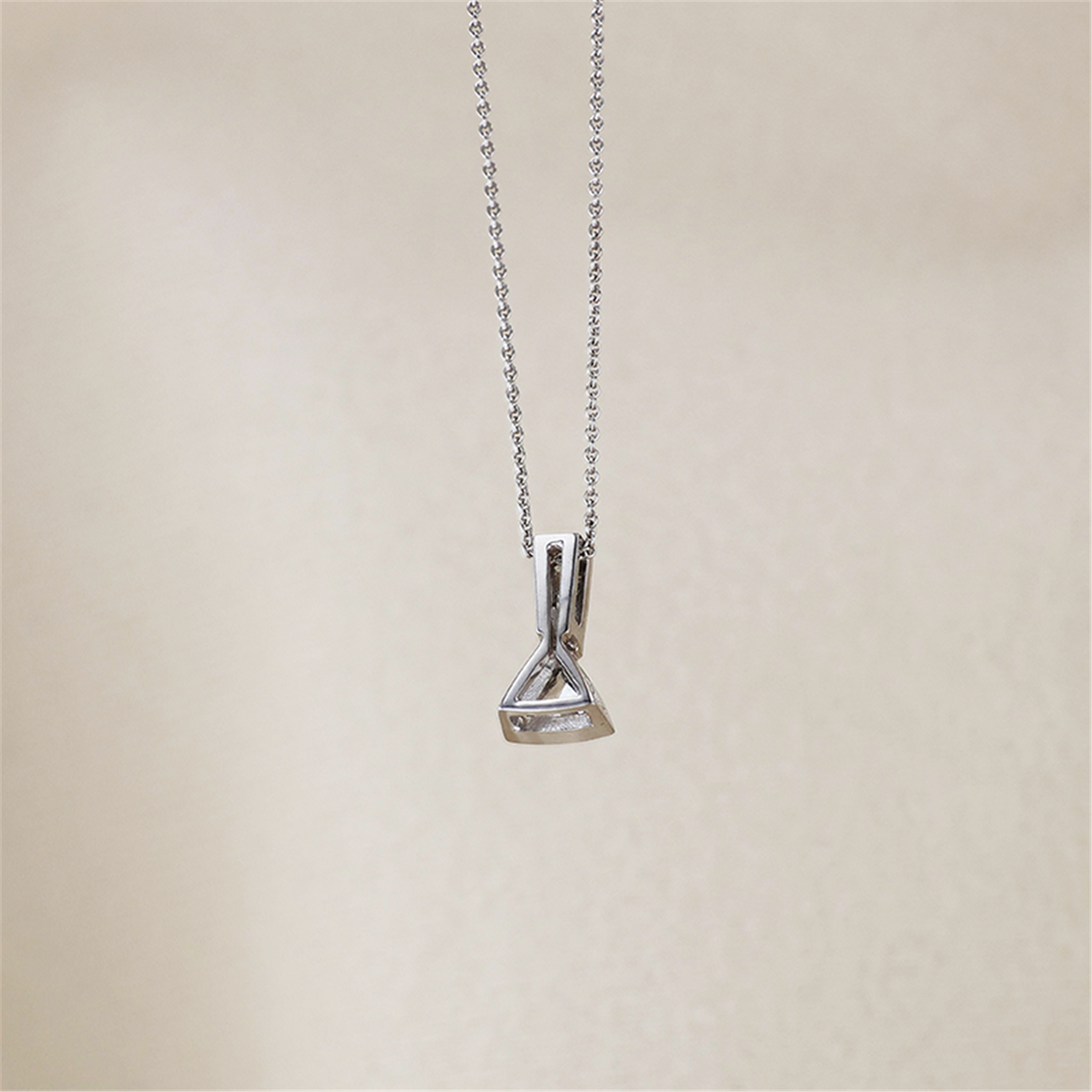 14K White Gold 0.23ctw Diamond 18" Necklace