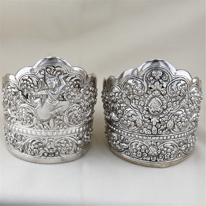 Sterling Siver Motif Cuffs