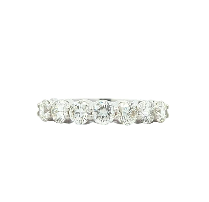 14KT White Gold 1.00ctw Diamond Estate Band