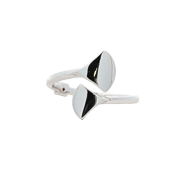 Sterling Silver Bypass Ring