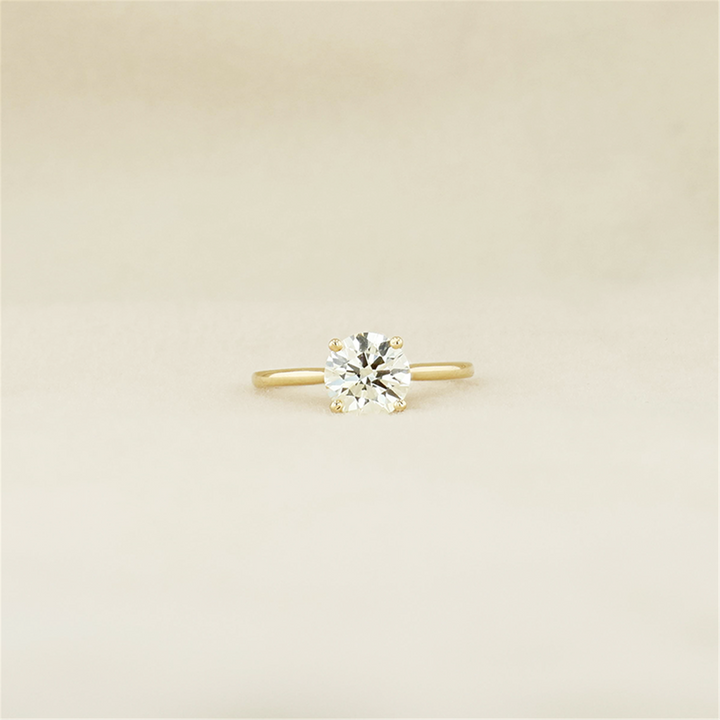 18K Yellow Gold 1.58ctw Diamond Engagement Ring