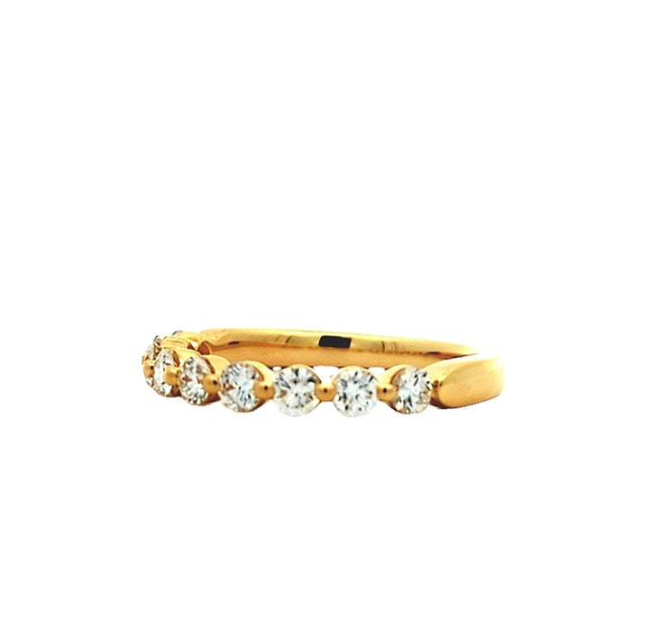 18K Yellow Gold Diamond Band
