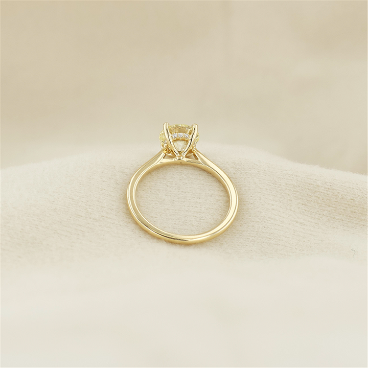18K Yellow Gold 1.58ctw Diamond Engagement Ring