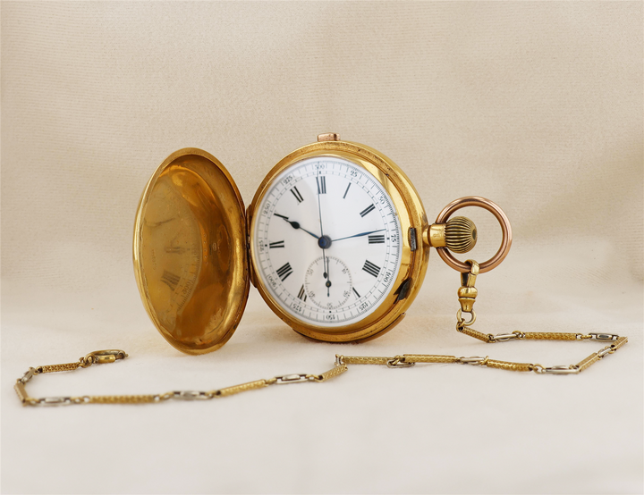 18K Yellow Gold 1900s Pocket Watch