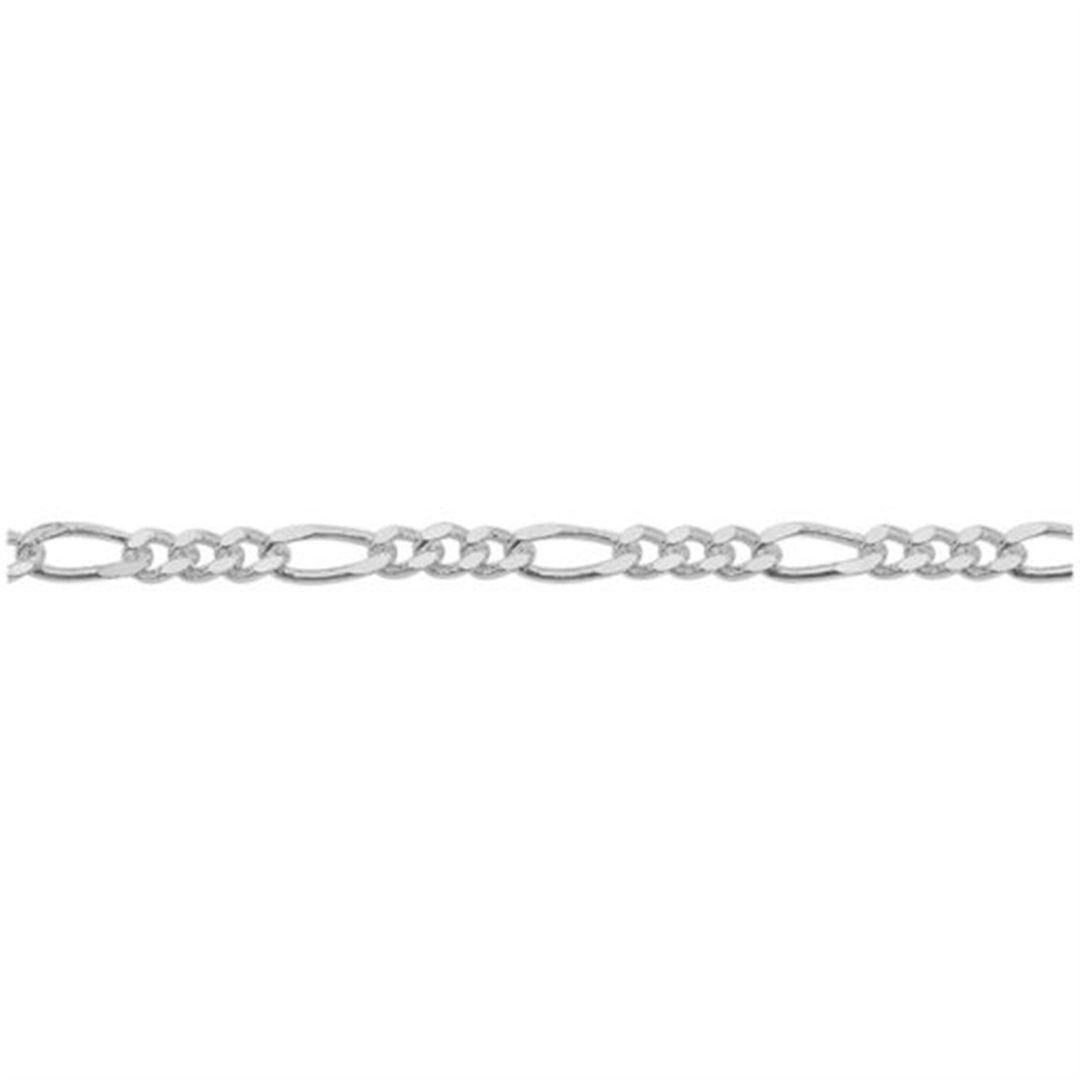 Sterling Silver 16" 2.2mm Figaro Chain