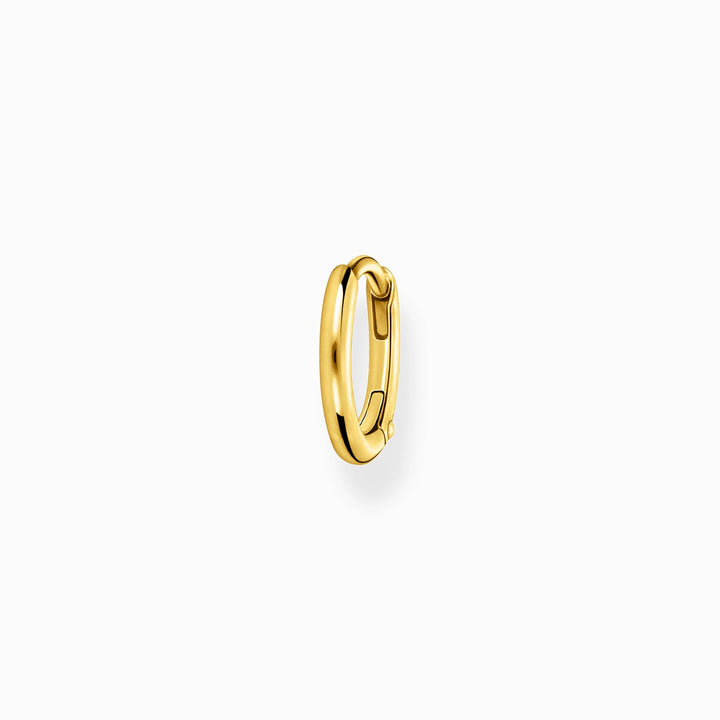Single Hoop Earring Classic Gold