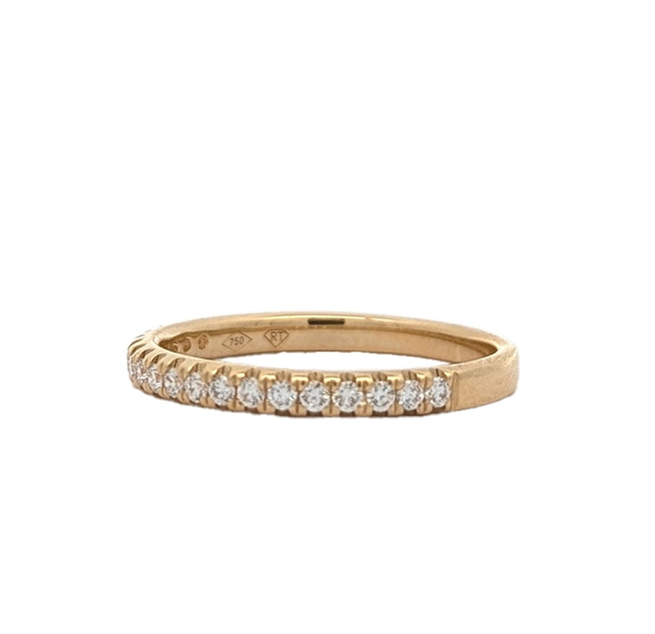 18K Gold 0.23ct Diamond Band