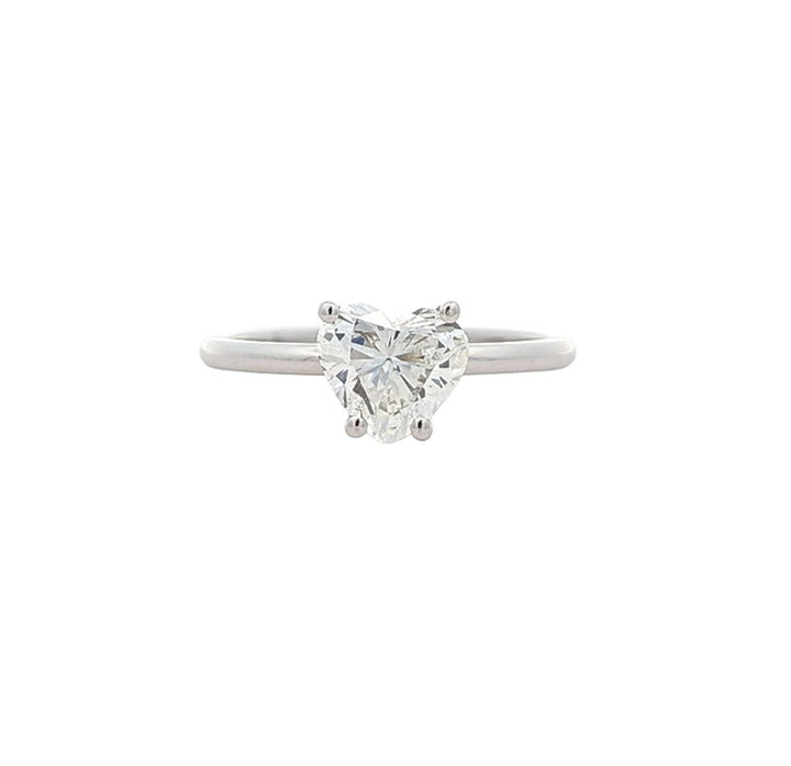 14KT White Gold 1.01ctw Diamond Solitaire Engagement Ring