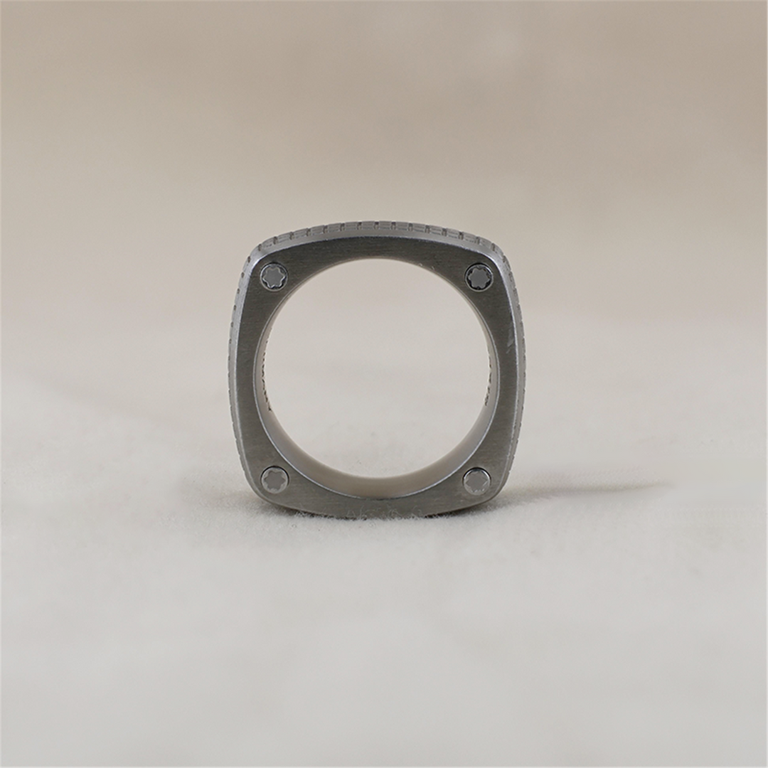 Stainless Steel Montblanc Men's Wedding Band