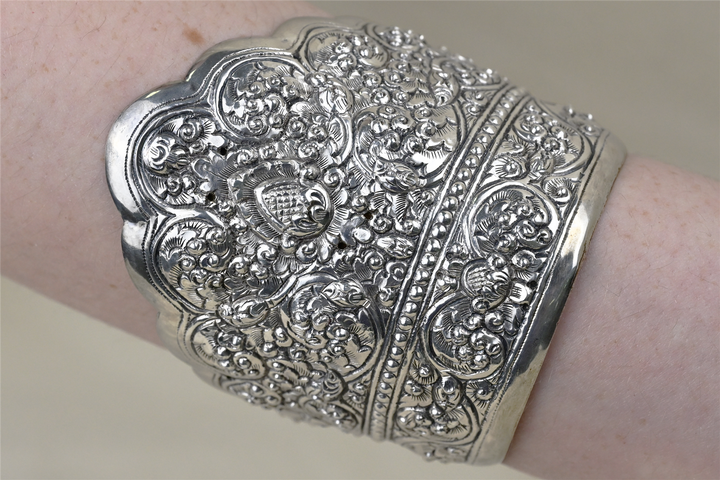 Sterling Siver Motif Cuffs
