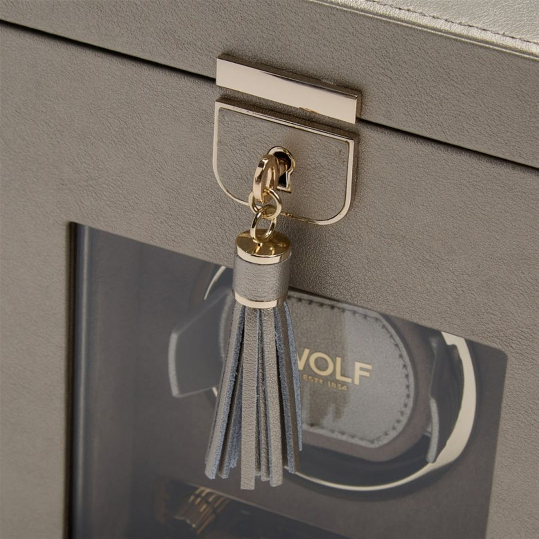 Palermo Single Watch Winder with Jewellery Storage