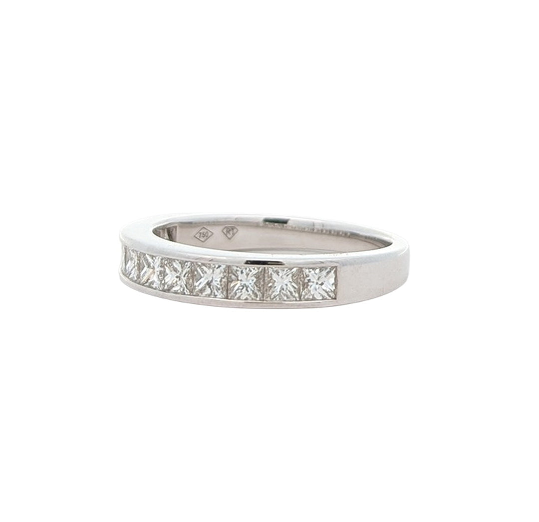 18K White Gold 0.98ctw Diamond Band