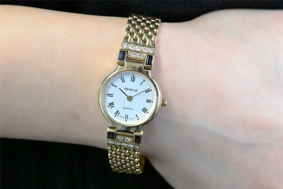 14K Yellow Gold Geneve Watch