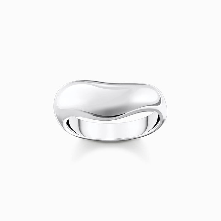 Thomas Sabo Sterling Silver Ring In Organic Shape