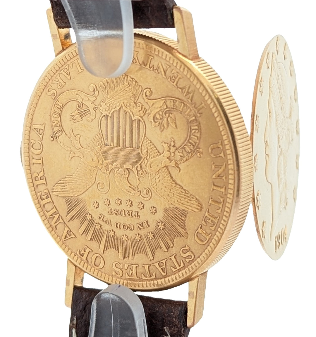 Juvenia Twenty Dollar Coin Watch1904 35mm Circa 1975