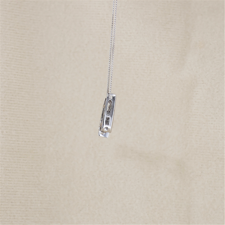 10K White Gold 0.17ctw Diamond 20" Necklace
