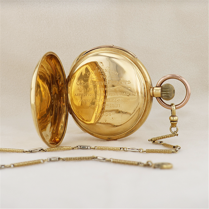 18K Yellow Gold 1900s Pocket Watch