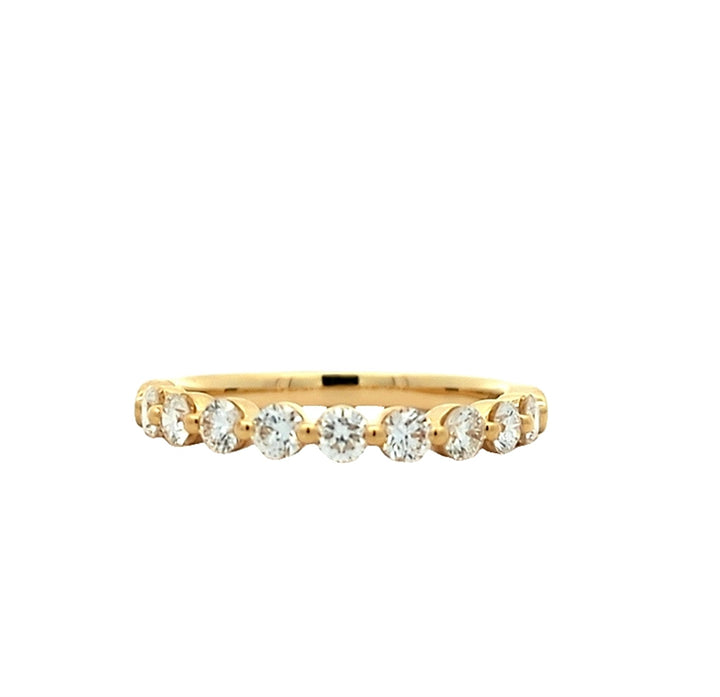 18K Yellow Gold Diamond Band