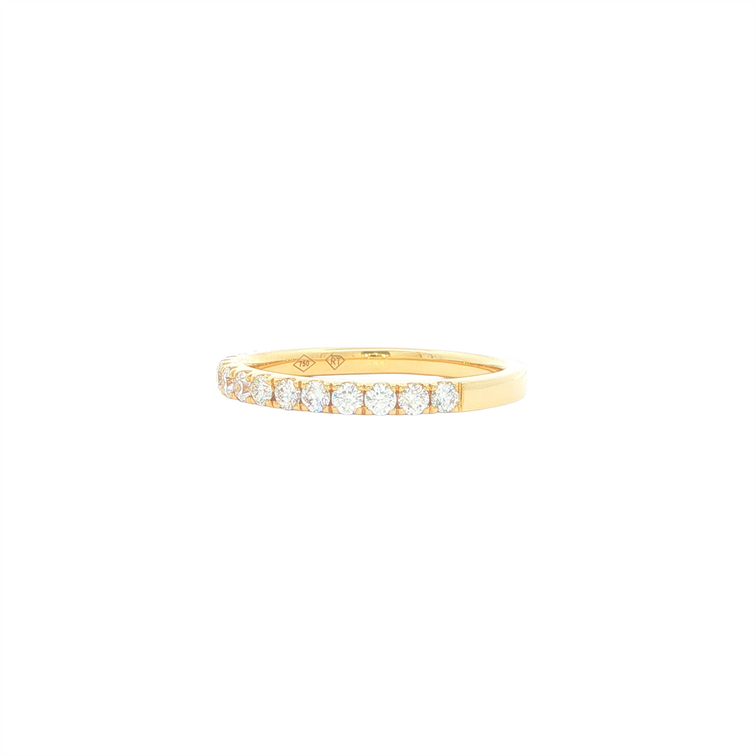 18KT Yellow Gold 0.40ctw Diamond Band