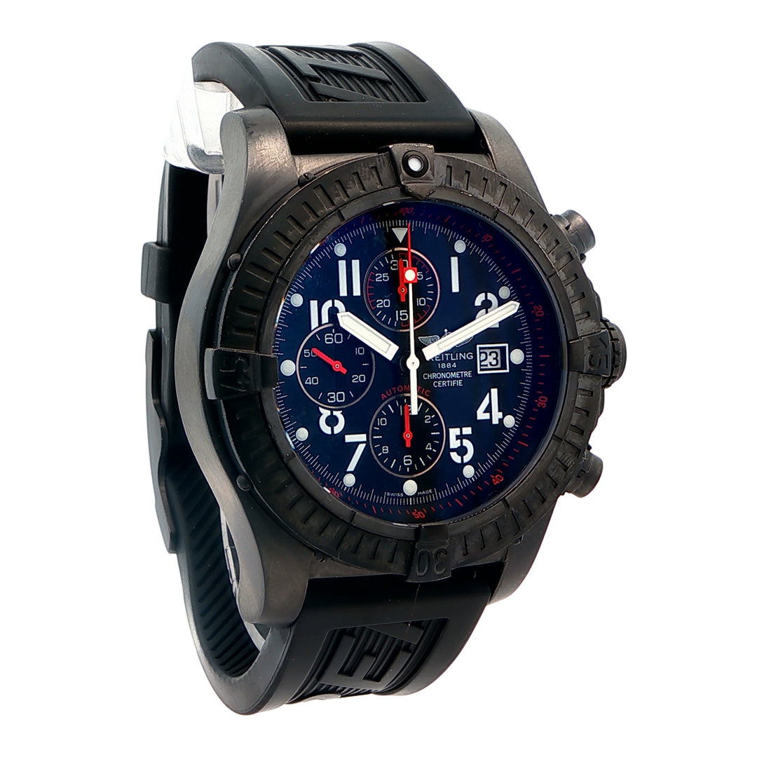 Breitling Super Avenger Black Steel  M13370 48mm 2008