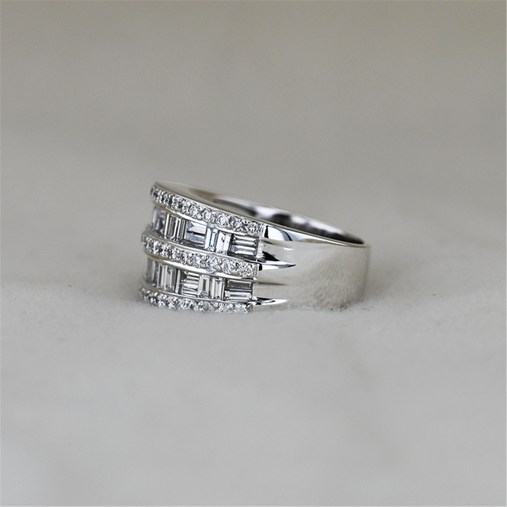 18KT White Gold 2.28ctw Diamond Estate Ring