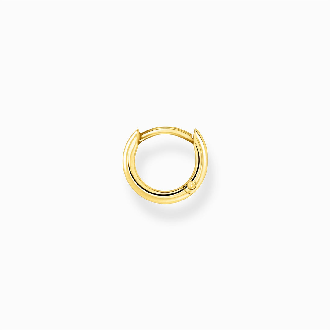 Single Hoop Earring Classic Gold
