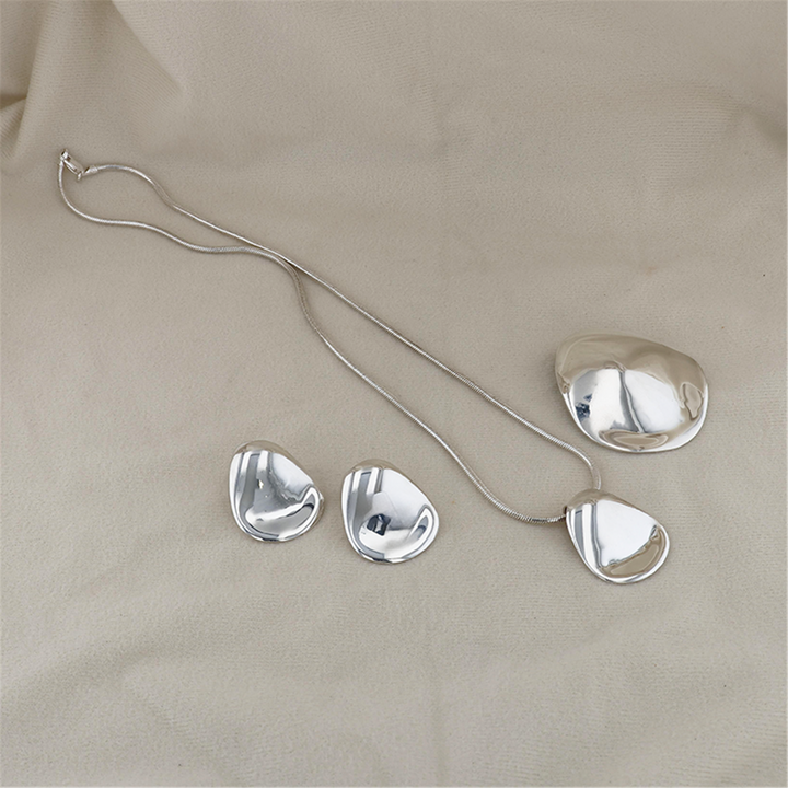 Sterling Silver Pendant, Earring & Brooch Set