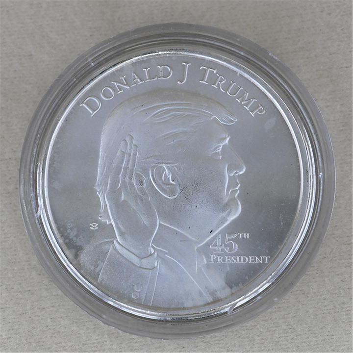 Sterling Silver Donald Trump White House 1oz Coin