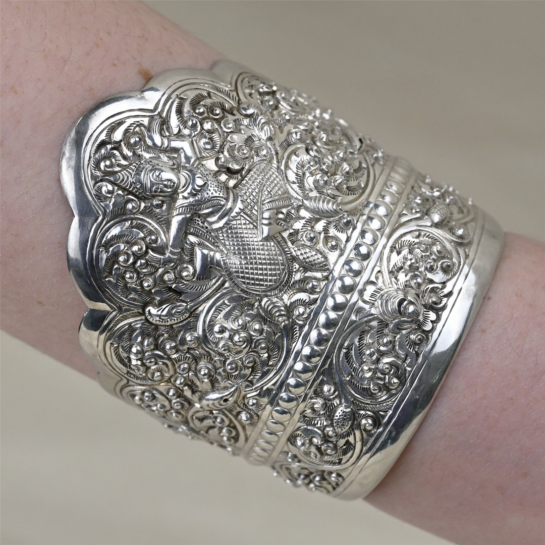Sterling Siver Motif Cuffs