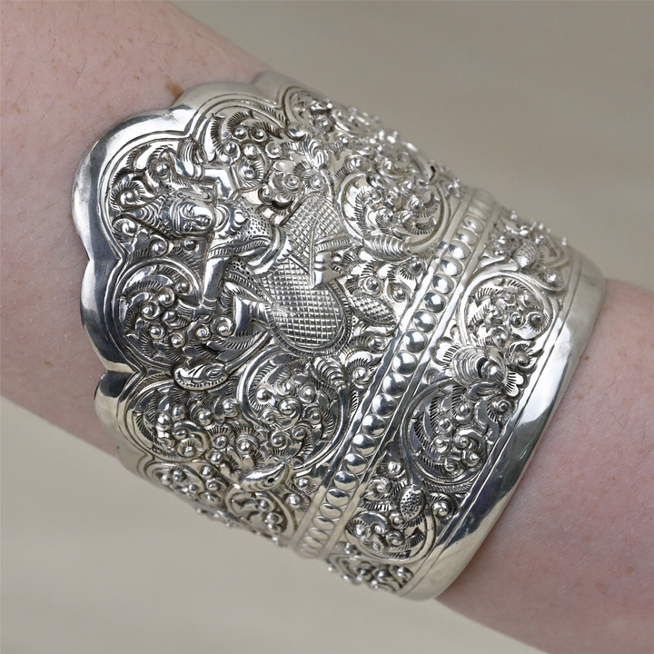 Sterling Siver Motif Cuffs