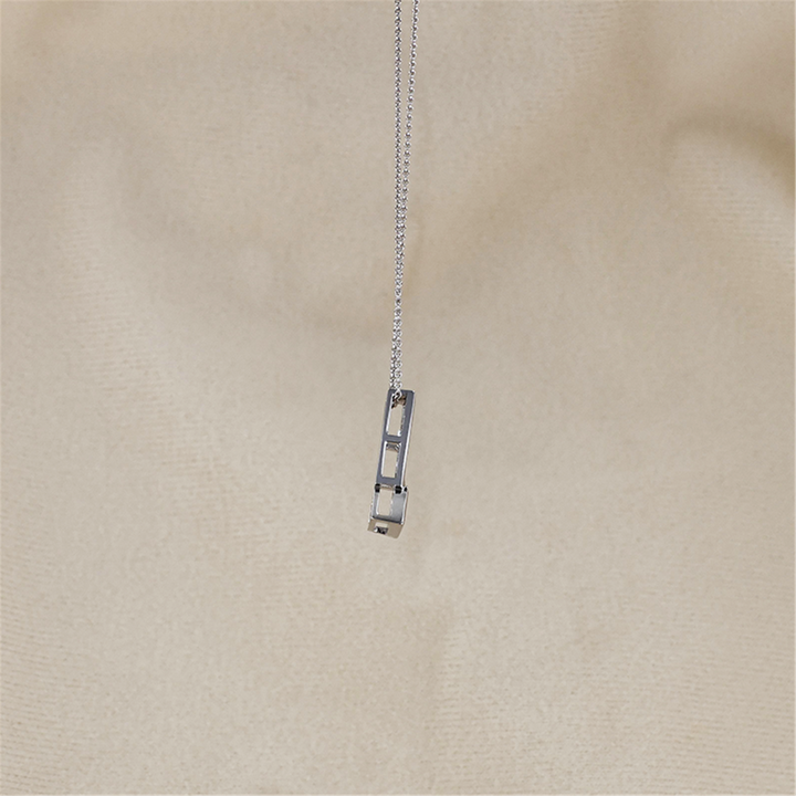 14K White Gold 0.44ctw Diamond 18" Necklace