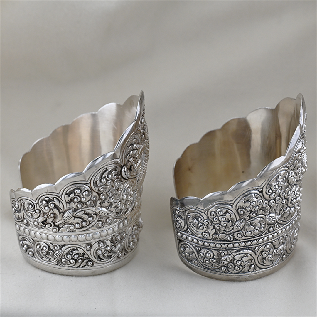Sterling Siver Motif Cuffs
