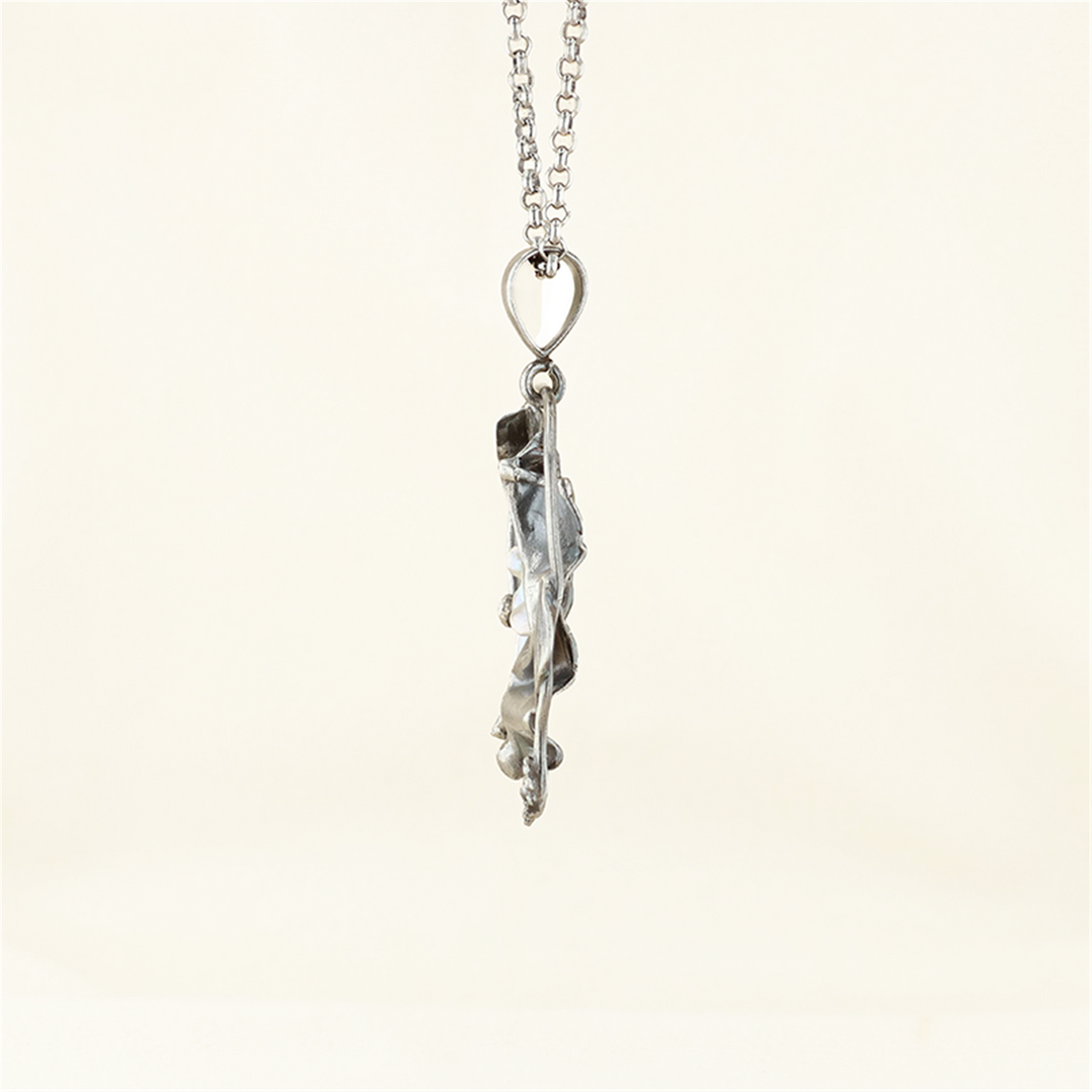 Sterling Silver Ming Pearl 27.5" Necklace