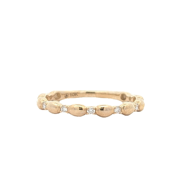 10K Yellow Gold 0.10ct Diamond Ring