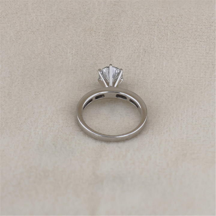 18K White Gold 1.22ctw Lab-Grown Diamond Engagement Ring